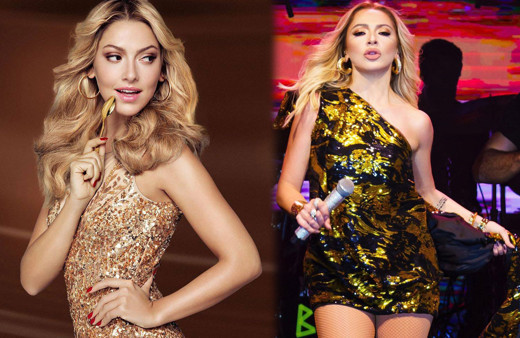Hadise göğüs dekoltesinde sınır tanımadı resmen ayarı kaçırdı
