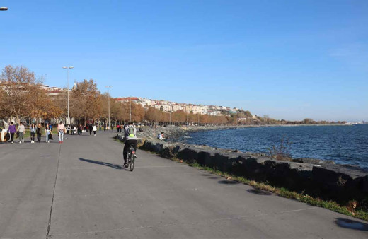 İstanbul'da kış ortasında şaşırtan hava