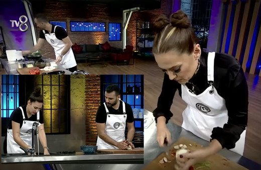 Demet Akalın-Okan Kurt'la bitti dediği Masterchef'e katıldı! Alişan ve eşiyle yarıştı