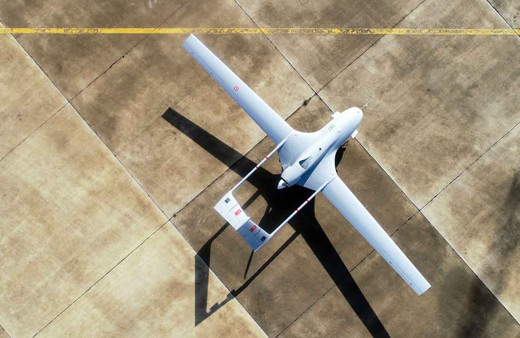 KKTC Geçitkale Havalimanı'na inen İHA'nın drone görüntüleri