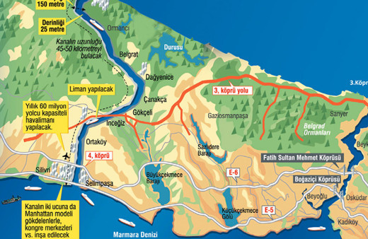TEMA Vakfı ve DİSK Kanal İstanbul'un iptali için dava açtı