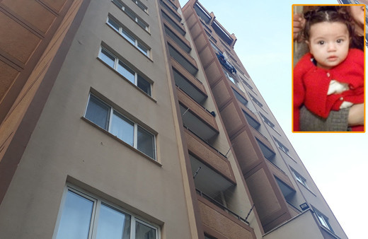 İzmir'de 4. kattan düşen 2 yaşındaki minik Helin öldü