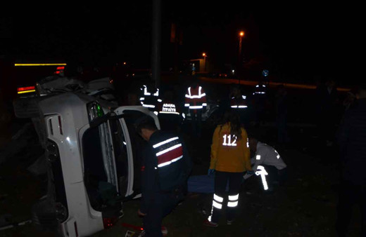 Kozan’da trafik kazası: 1 ölü, 4 yaralı