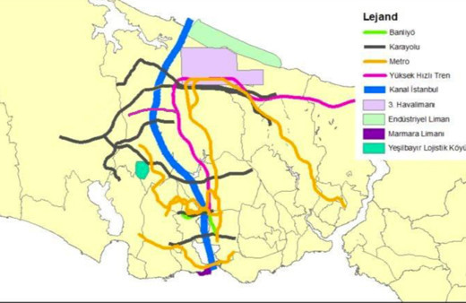 AYM, Kanal İstanbul yap-işlet-devret modeli için istenen iptal düzenlemesini reddetti