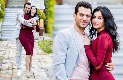 Ramo'nun başrolü Murat Yıldırım'dan eşi Iman Elbani'ye romantik kutlama