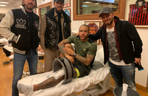 Yusuf Yazıcı'dan Memphis Depay'a ziyaret