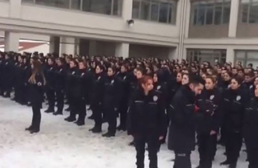 Tepki çeken intikam yemini videosu! Polis Akademisi Başkanlığı'ndan açıklama geldi