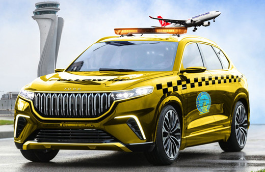 Yerli otomobil tüm havalimanlarında Follow Me aracı olarak kullanacak