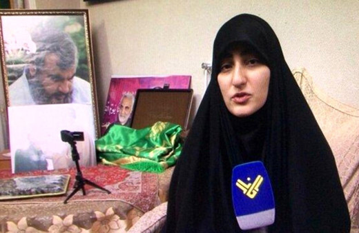 Kasım Süleymani'nin kızı Trump'a seslendi : Babama rakip olamazdın