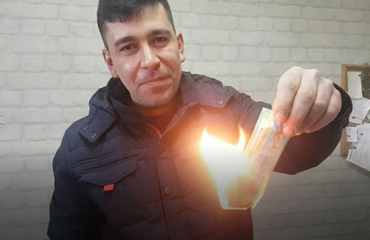 'Haram' deyip piyango vuran biletini yaktı