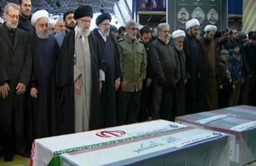 Kasım Süleymani'nin cenaze namazı Tahran'da kılındı