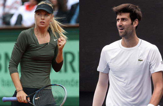 Maria Sharapova ve Novak Djokovic'ten Avustralya yangınları için örnek davranış