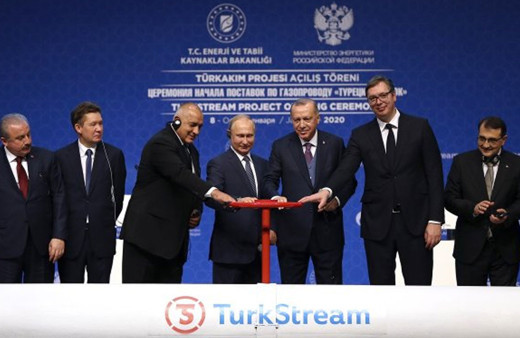 Ve TürkAkım'da vanalar açıldı! Törende Erdoğan ve Putin'den önemli açıklamalar