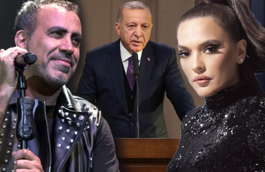 Cumhurbaşkanı Erdoğan'ı ziyaret eden Demet Akalın'ı Haluk Levent paylaşımı kızdırdı