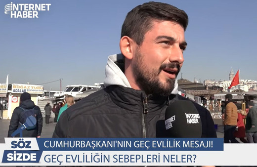 Cumhurbaşkanı Erdoğan'nın geç evlilik çıkışına vatandaş ne diyor?