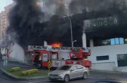 Başakşehir'de yangın paniği okul tahliye edildi