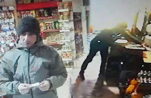 Şans oyunu için geldiği marketten bir koli içecek çalıp kaçtı