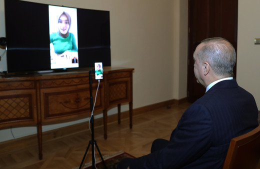 Cumhurbaşkanı Erdoğan ile Ümmü Gülsüm Genç görüştü