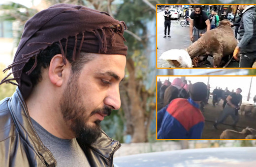 Şanlıurfa'da iş yeri önünde deve kesip esnafla kavga eden Iraklı kasap özür diledi