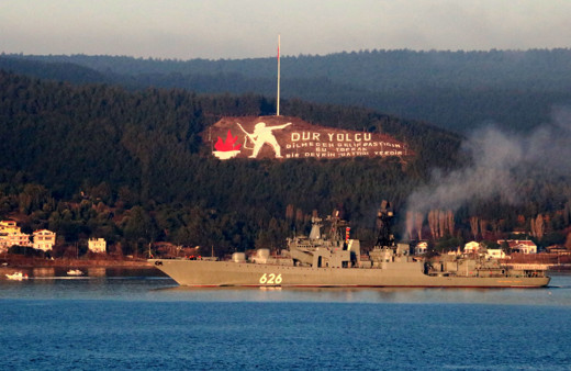 Rus savaş gemisi 'Koramiral Kulakov' Akdeniz'e iniyor