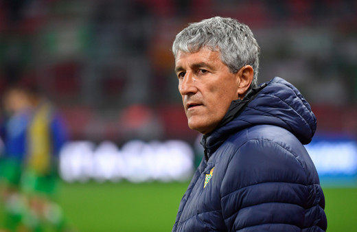 Barcelona yeni teknik direktörü Quique Setien'i tanıttı