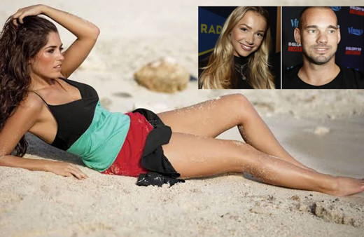 Sneijder Yolanthe Cabau'yu Emma Heesters ile aldatmış