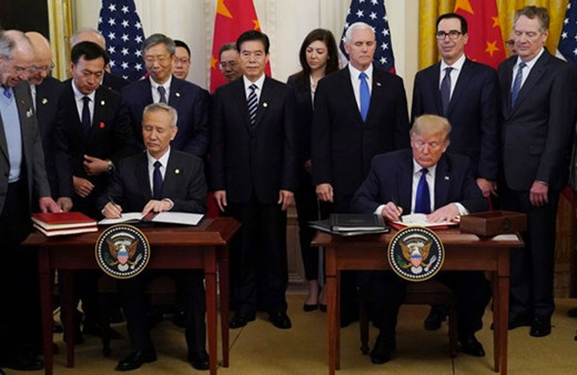 ABD-Çin ticaret savaşını bitiren imzalar atıldı