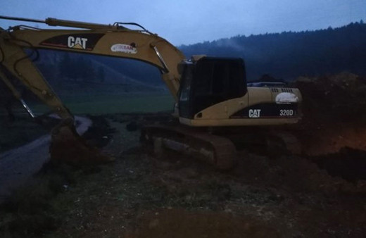 Kahramanmaraş kepçeyle kaçak kazı yapan 10 kişi gözaltına alındı