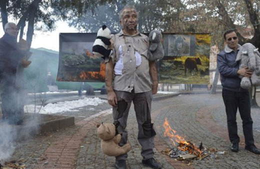 Eskişehir'de Avustralya için eylem