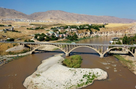 Batman'da tarihi Hasankeyf'te sular yükselmeye başladı! İşte son hali