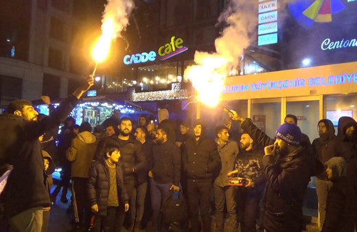 Erzurum'da kupa coşkusu