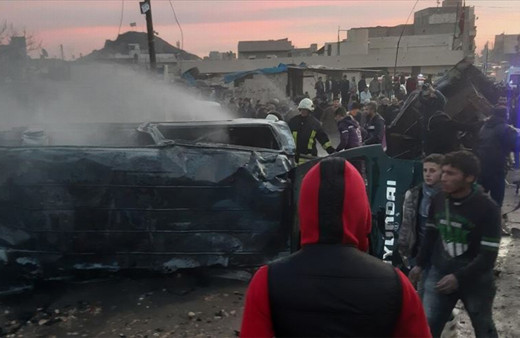 Azez'de terör saldırısı 5 sivil hayatını kaybetti