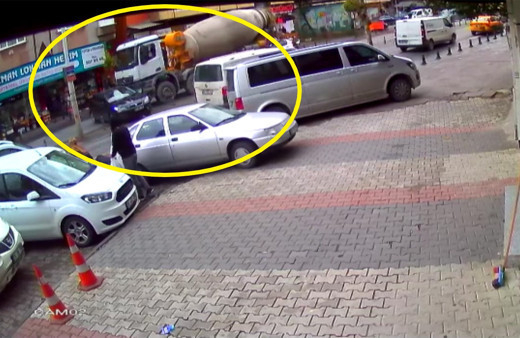 İstanbul Güngören'de beton mikseri dehşeti