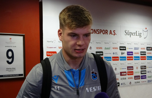 Alexander Sörloth: "İlk yarı bir savaş halinde geçti"