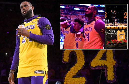 LeBron James Kobe Bryant'ı anma gecesinde hıçkıra hıçkıra ağladı