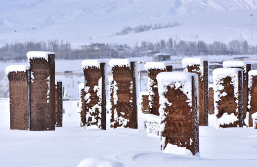Tarihi kent Ahlat’tan kartpostallık manzaralar