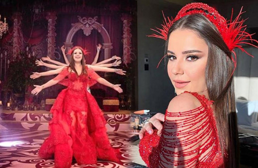 Merve Özbey kına gecesi düzenledi Demet Akalın hediyesiyle yine olay oldu