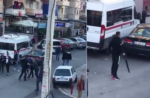 İzmir'de güpegündüz pompalı dehşeti! O anlar saniye saniye kaydedildi