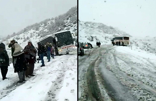 Yolcu otobüsü uçurumun kenarında! Isparta'da korkutan olay