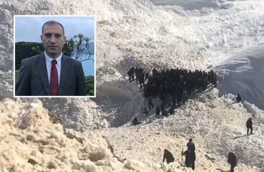 Çığa sebep oldu demeye getiren Bülent Aydemir çuvallayınca özür diledi