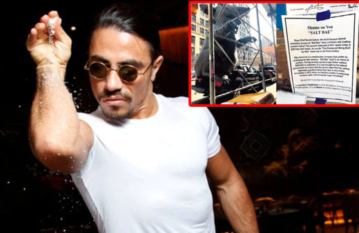 Sendikasız işçi çalıştırıyor iddiası olay Nusret Gökçe'ye 'dev sıçan'lı protesto!