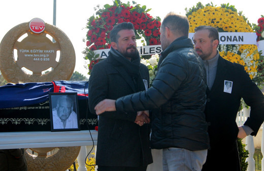 Kerem Tunçeri'nin babası Haluk Tunçeri son yolculuğuna uğurlandı