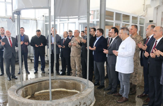 Giresun Valiliği felaketlere karşı kurban kestirdi törene katılanlara bakın