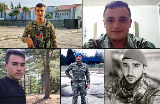 Türkiye İdlib şehitlerini uğurladı! Kahraman 5 askerimize memleketlerinde gözü yaşlı veda