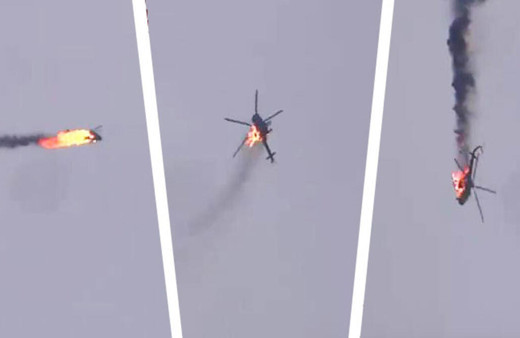 İdlib'de düşürülen helikopter! Pilotun, Kasım Süleymani ile fotoğrafı ortaya çıktı