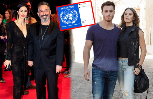 Cem Yılmaz'dan Serenay Sarıkaya'nın eski sevgilisi Kerem Bürsin'e olay gönderme