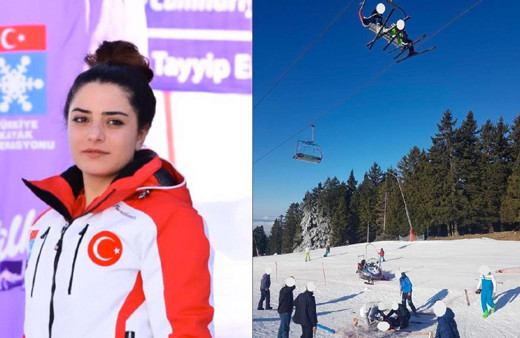 Milli kayakçı, Slovenya'da teleferikten düşen çocuğu kurtardı