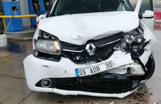 Aydın'daki korkunç kaza kamerada