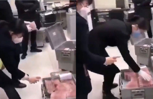 Koronavirüs paraya sıçradı bankalar temizliğe başladı inanılmaz görüntüler