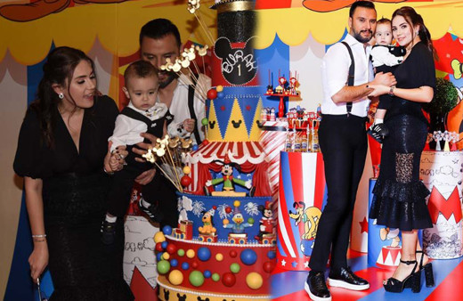 Alişan'ın çocuğu Burak bir yaşına bastı! Partiye ünlüler akın etti!